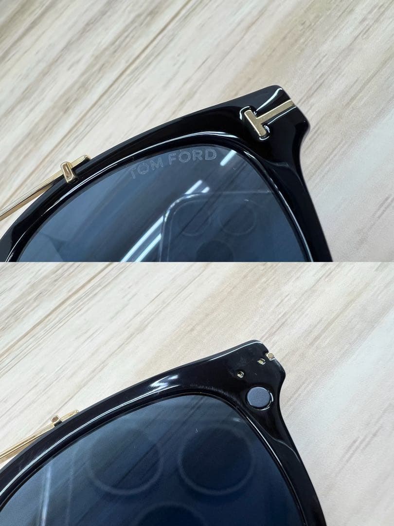 TOM FORD トムフォード Clip On サングラス アイウェア 度入り
