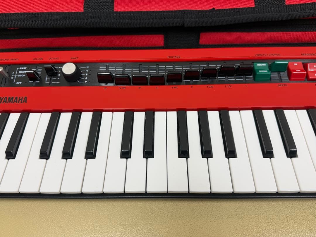 Yamaha reface YC 専用ケース、付属品付き
