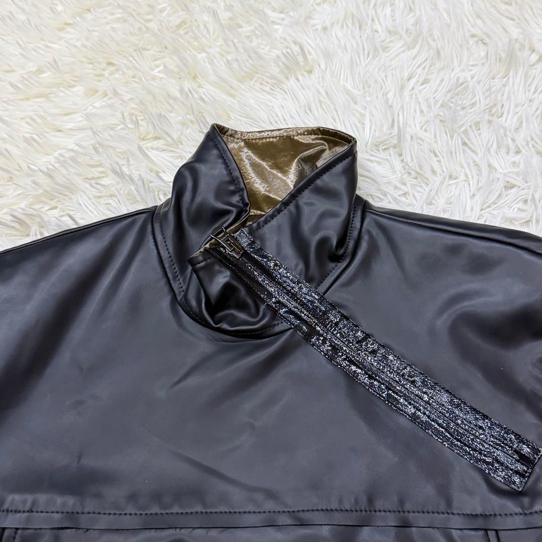 1998　Acne Studios　ブラックジップ　タートルネック　ジャケット