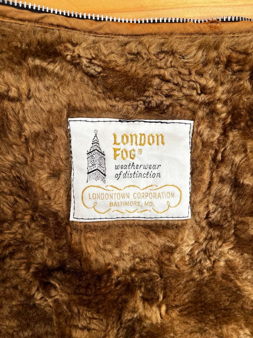 【極美品/2WAY】70s ロンドンフォグ ボアライナー付 スイングトップ 40