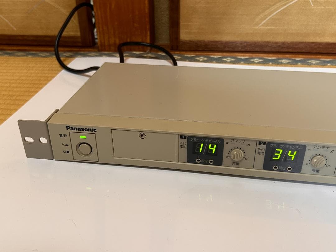 h*K様 Panasonic WX-4040B　ワイヤレス受信機 　　現状