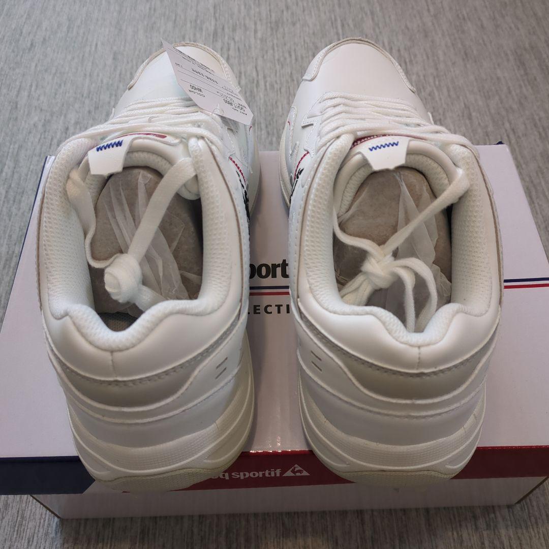 le coq sportif ホワイトスニーカー　タグ付き　24.5cm
