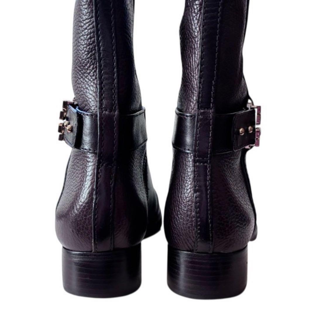 美品✨トリーバーチ ロングブーツ ブラウン 8M 本革 正規品