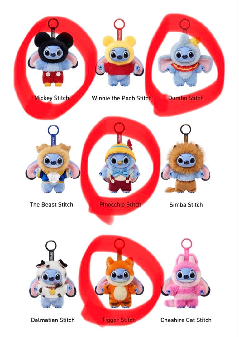 POPMART Stitch Adventureシリーズ ぬいぐるみペンダント