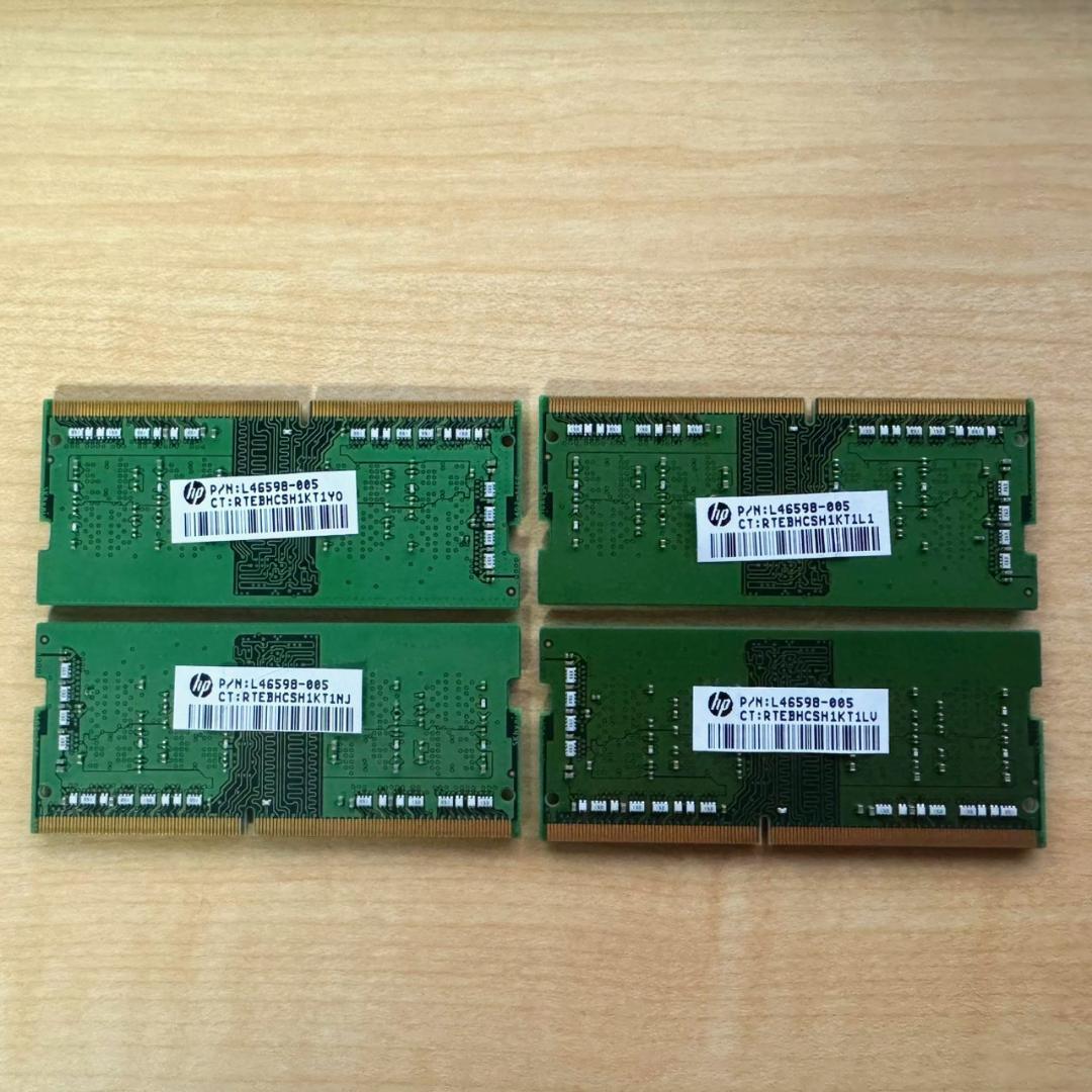 04【SK hynix】 8GB×4枚 /ノートPC用 メモリ DDR4