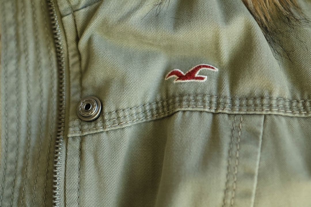 ハワイ購入品 HOLLISTER ミリタリージャケット M 【USED】