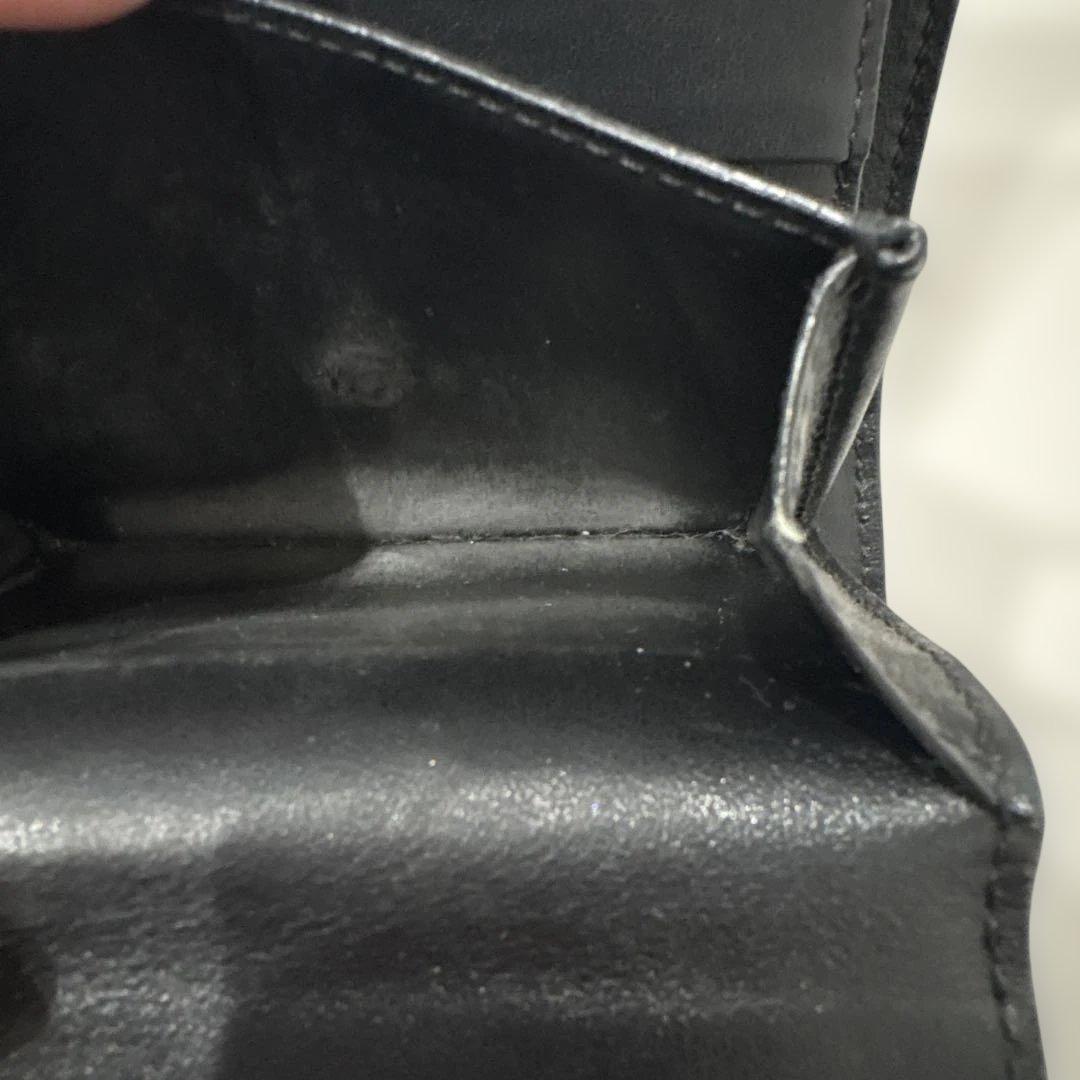 CELINE セリーヌ 三つ折り財布 スモール トリフォールド ウォレット 黒