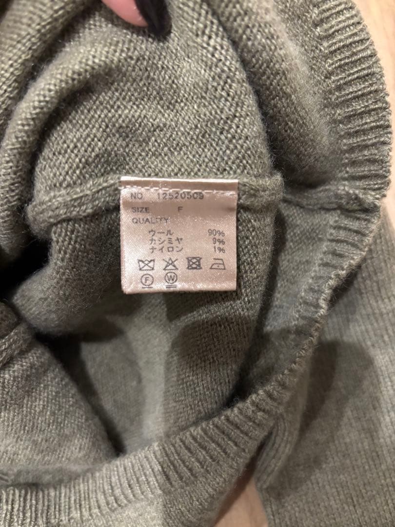 る*い様 TODAYFUL Cashmere Compact Cardigan
