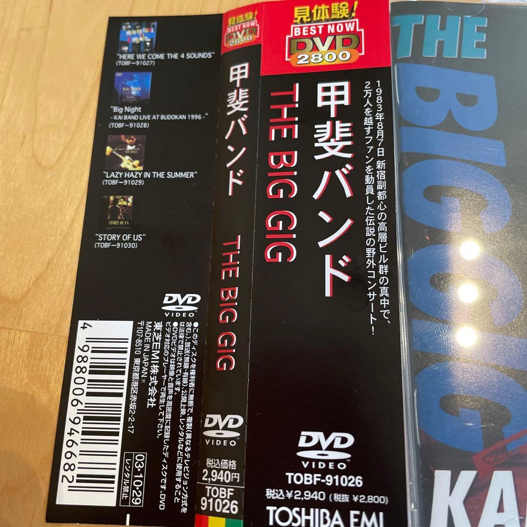 甲斐バンド　THE BIG GIG DVD