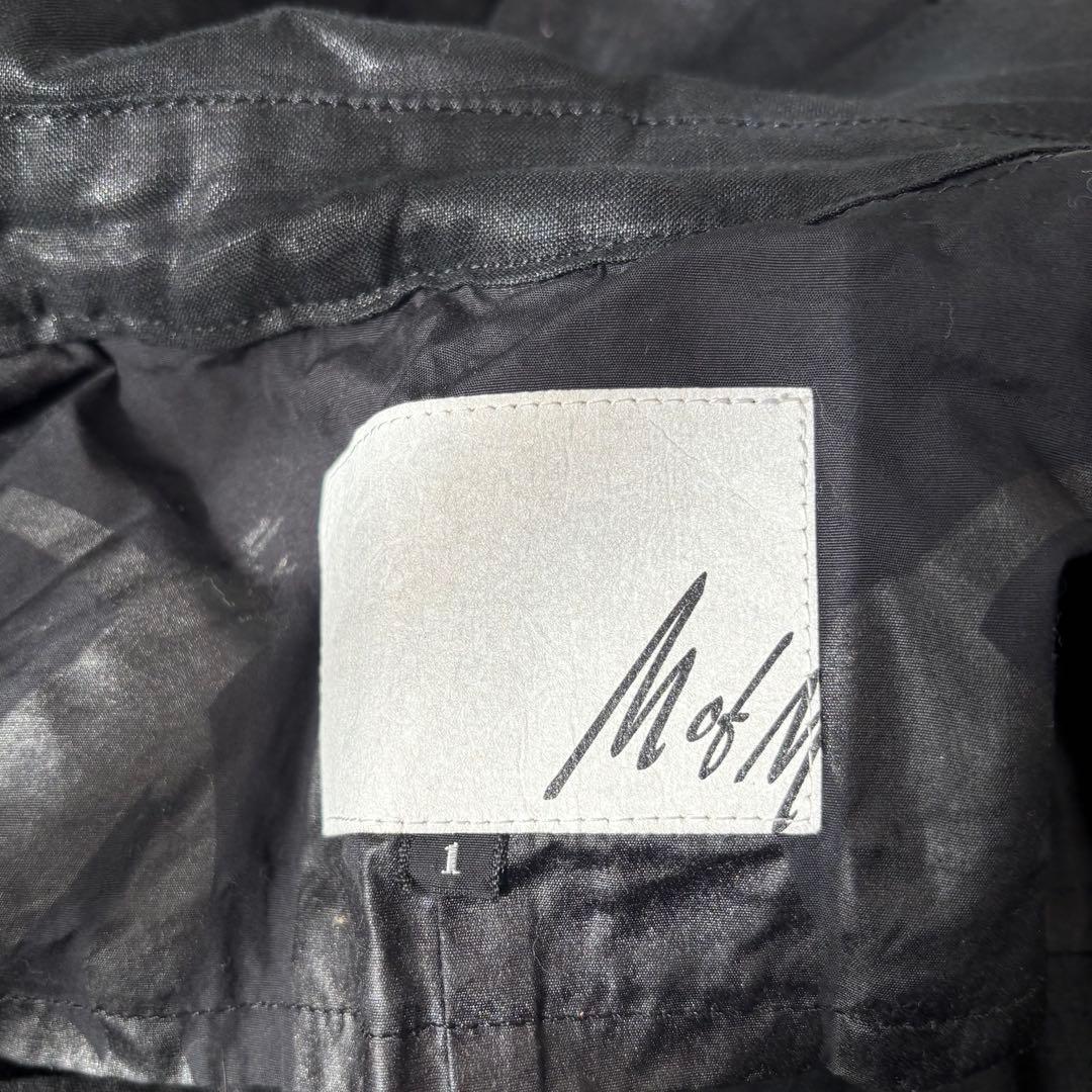 ジャケット・アウター gimmick linen waxed jacket black 00s y2k