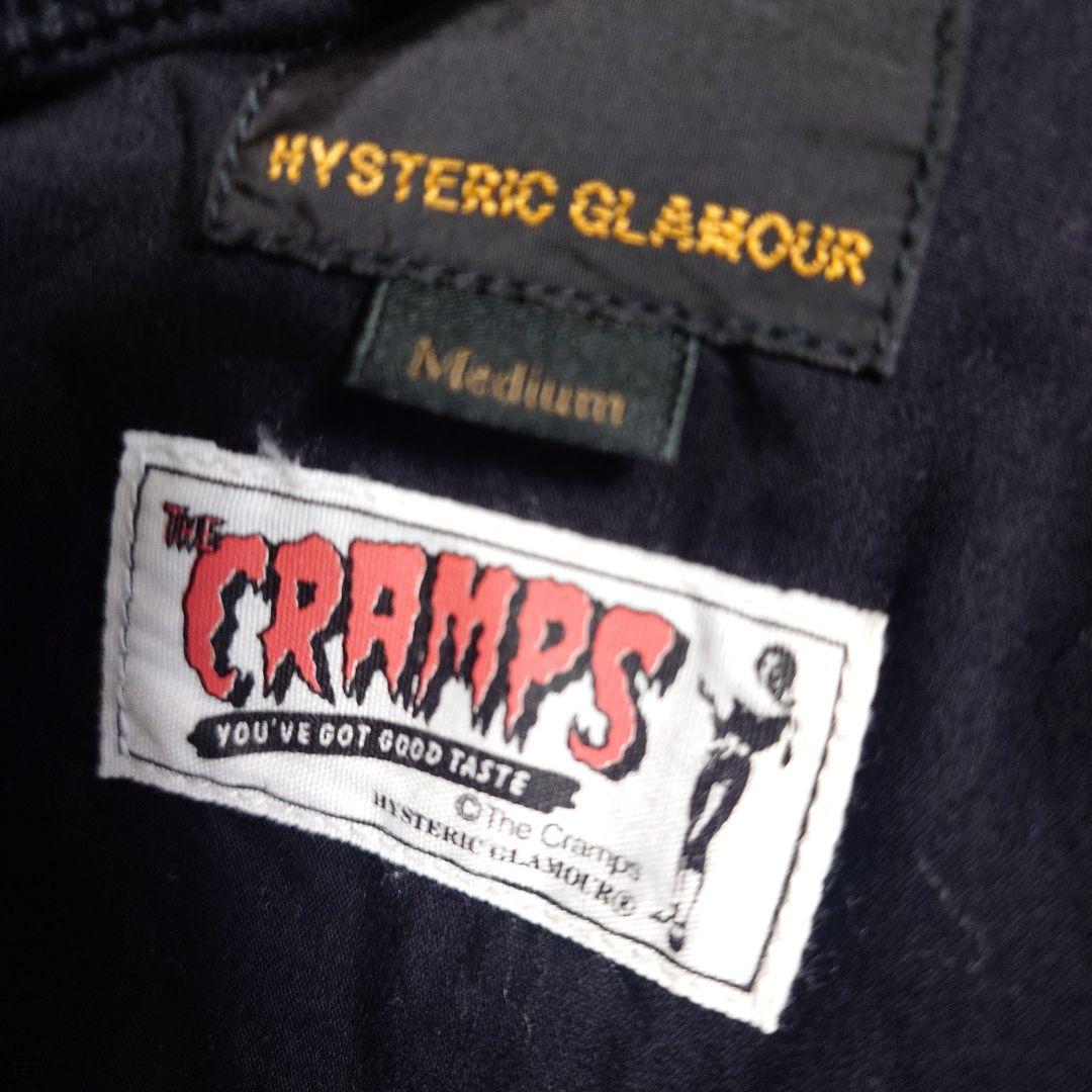 ヒステリックグラマー THE CRAMPS ミリタリージャケット M-65 黒