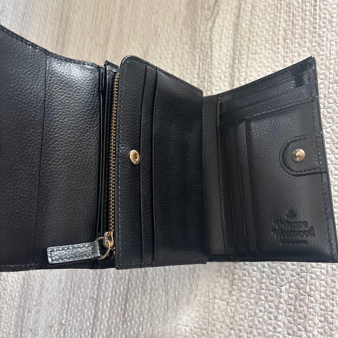 Vivienne Westwood ブラック 三つ折り財布【日本限定】