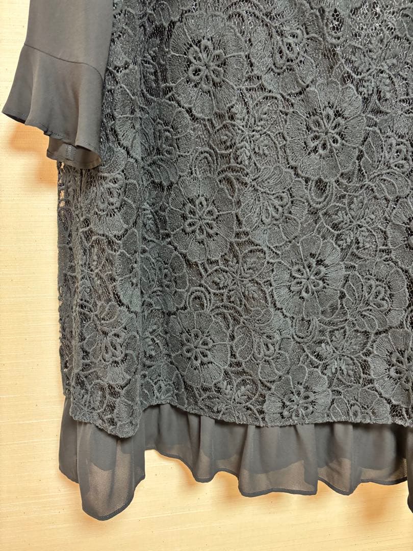 ローズティアラ 46 黒色 チュニックワンピース 美品