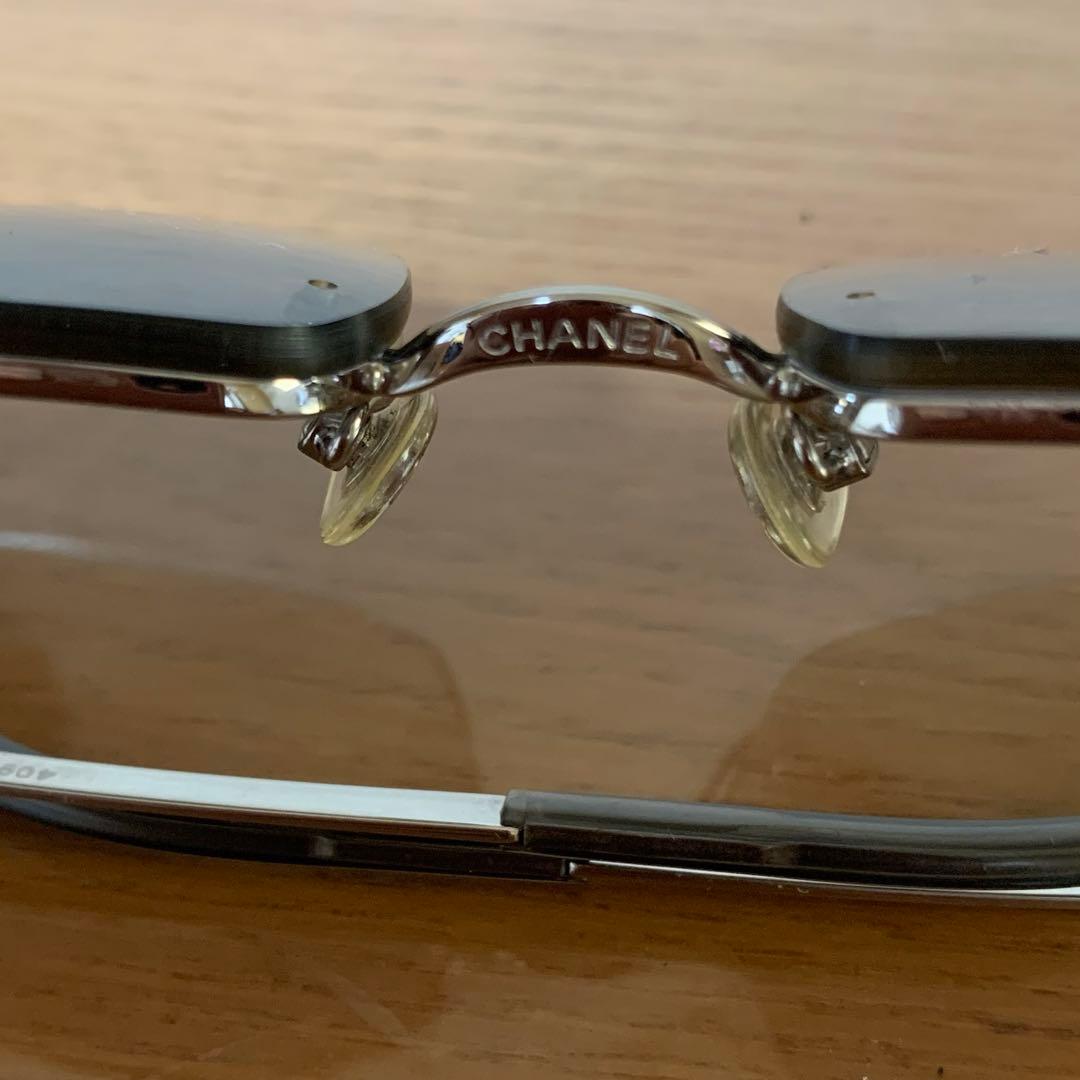 CHANELラインストーン付きココマークサングラス「4093-B」