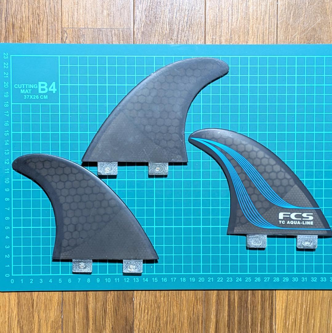 FCS TC AQUA-LINE ハニカムコアトライフィン 3枚セット