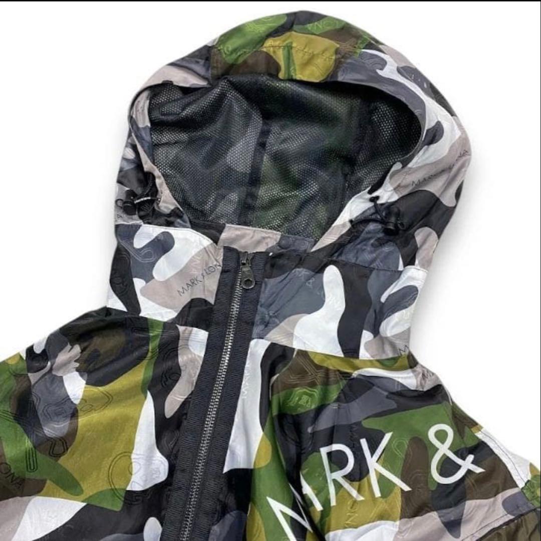 【美品】MARK & LONA★ゴルフ★ダブルジップ ブルゾン★ジャケット 50