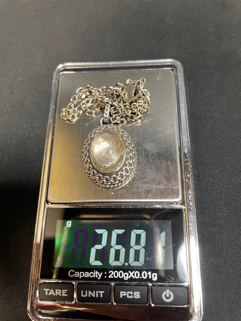 廃盤品　IVXLCDM SUGIZO コラボネックレス ルチルクォーツ　408