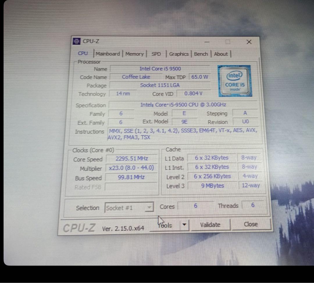 ip006［中古品］i5-9500 V937C587