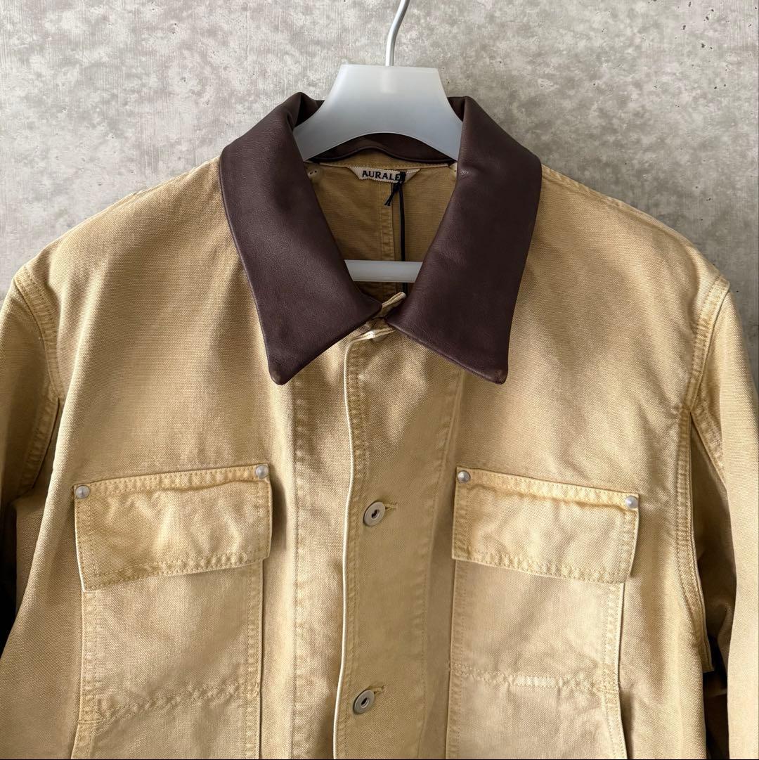AURALEE ORGANIC COTTON DUCK BLOUSON サイズ4