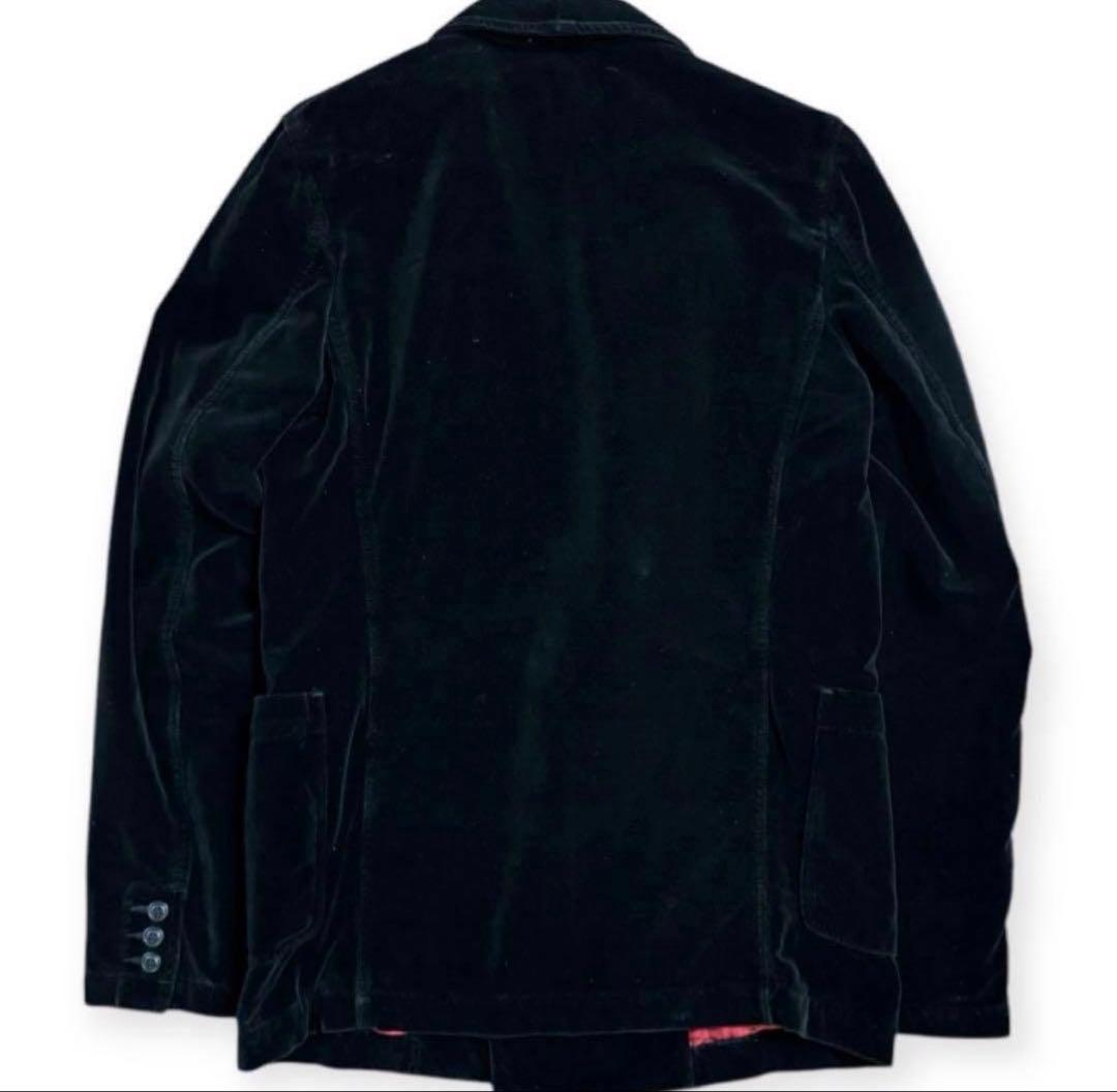 t*y様 11aw デカダンス期　ベルベット　テーラードジャケット　ダブル　ブラ