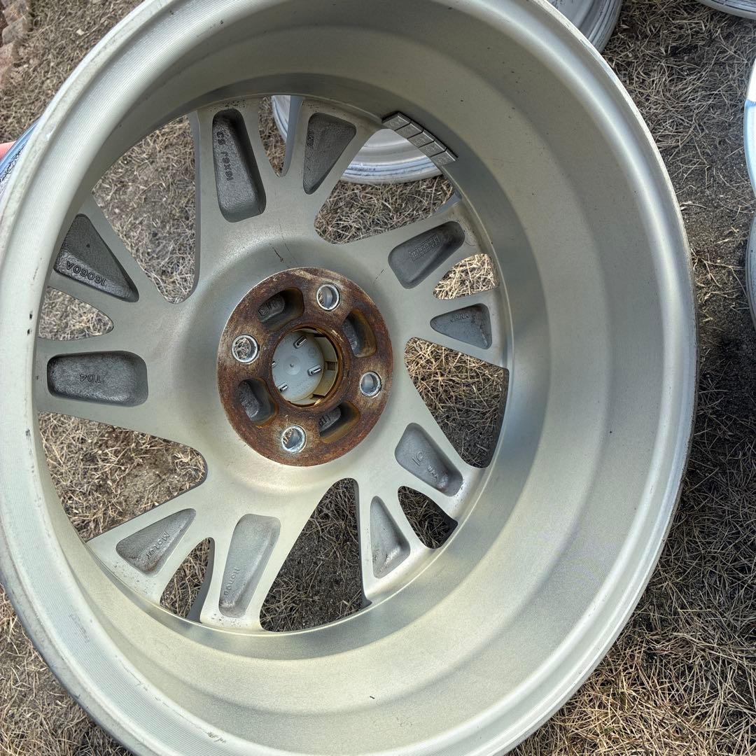 ホンダシャトル 純正アルミホイール 2本① PCD100 4穴 6J +53