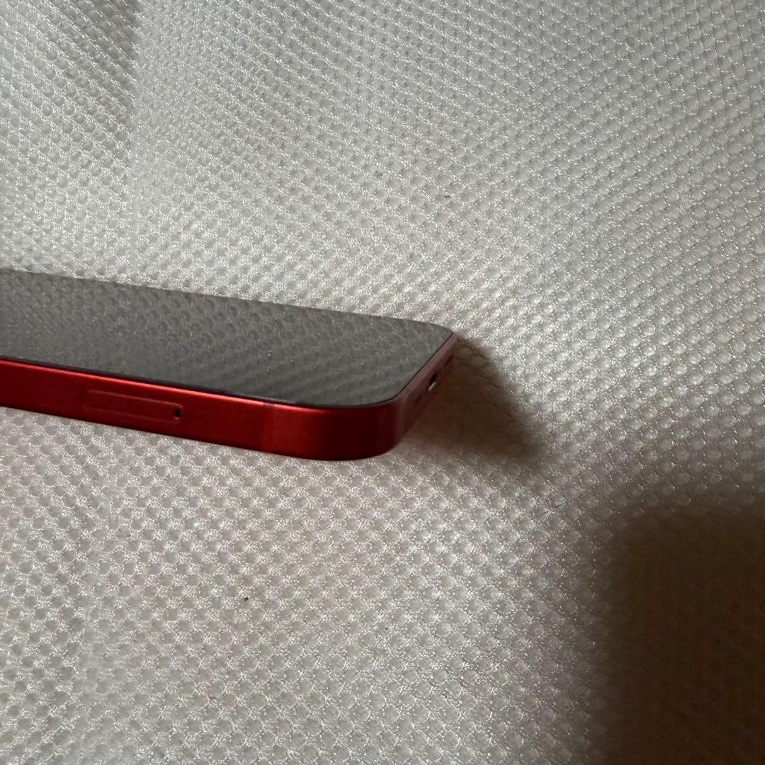 美品 SIMフリー iPhone12 128GB レッド バッテリー100%