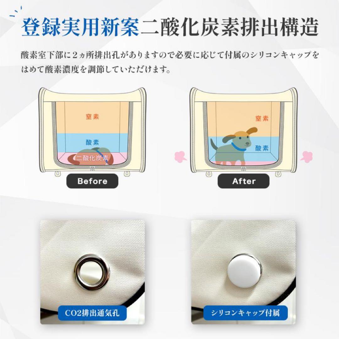 【Rei】MAFmini1.0ペット用酸素濃縮器＋酸素室Sセット