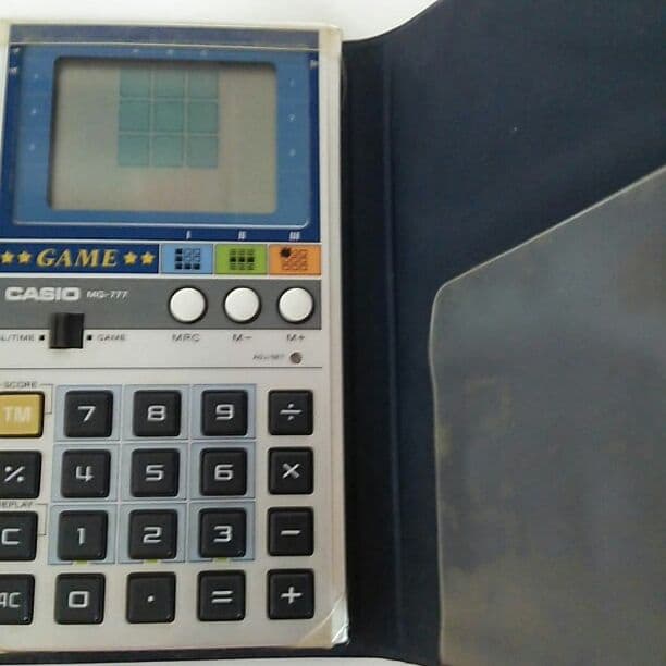 液晶ゲーム「ＭＧ‐７７７」（中古・１９８１年）