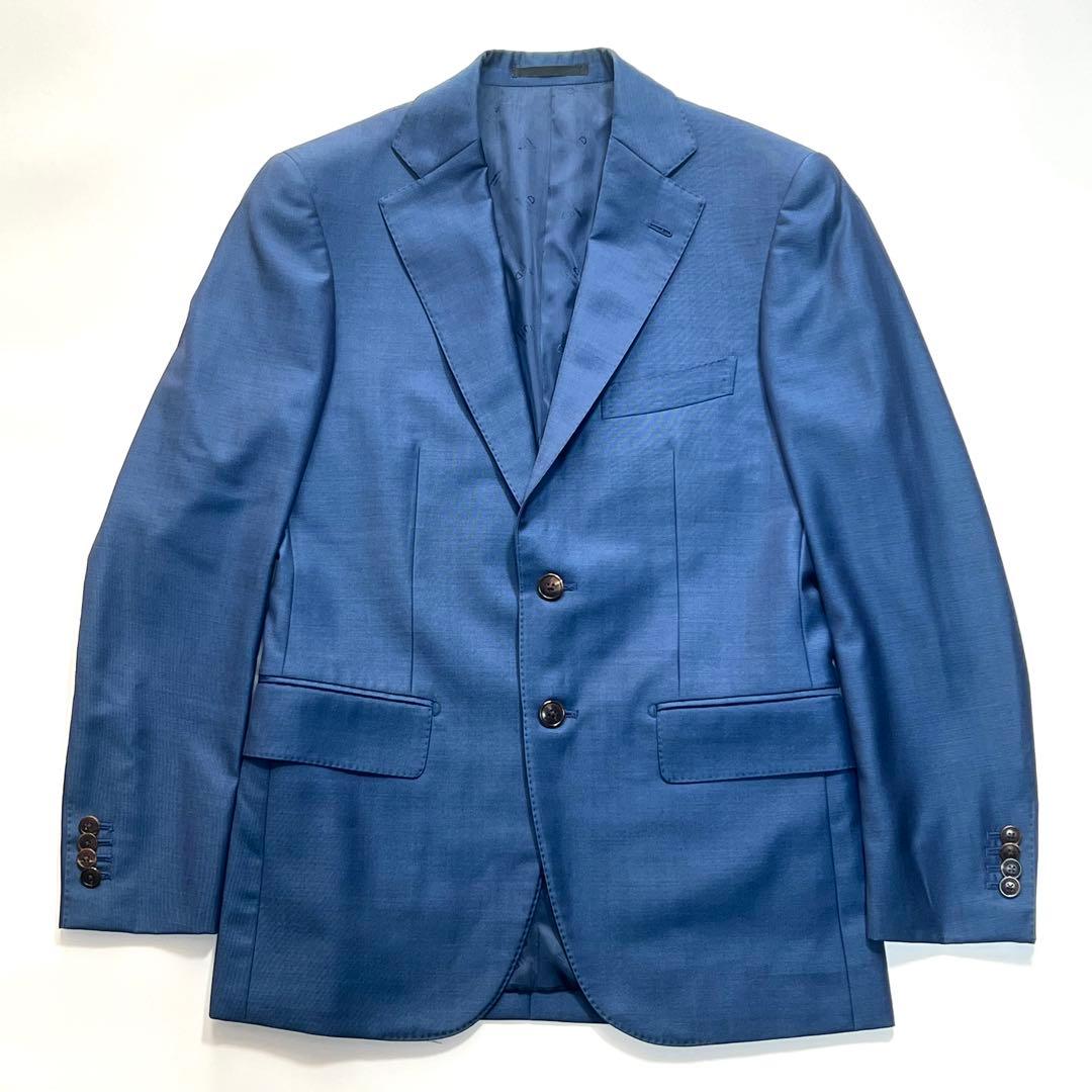 ドーメル アイコニック　DORMEUIL iconik　スーツセットアップ　青