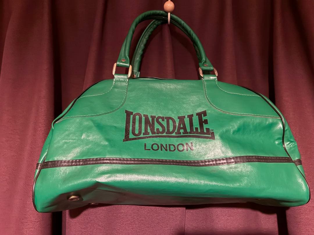 LONSDALE ボストンバッグ グリーン