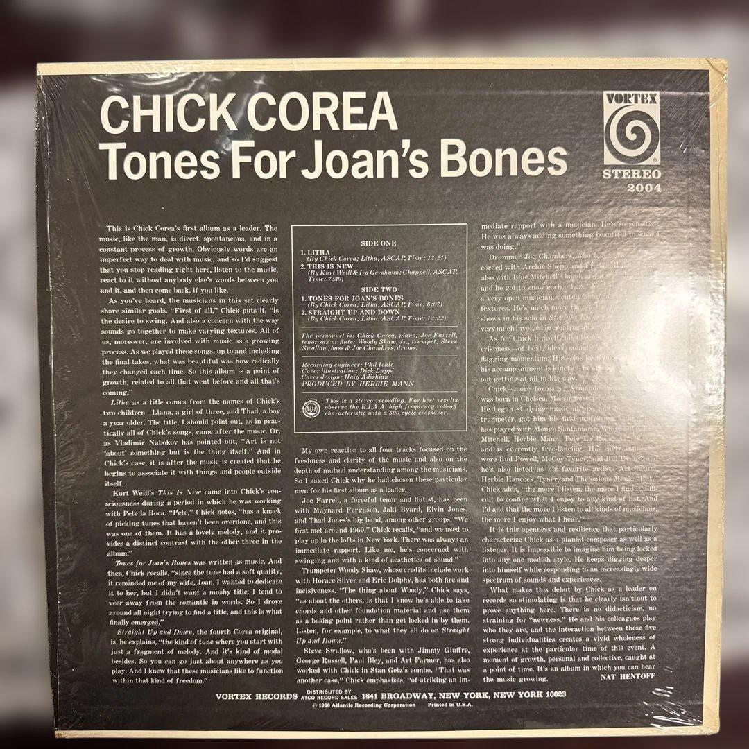 Chick・Corea ／Tones For Joan's Bones