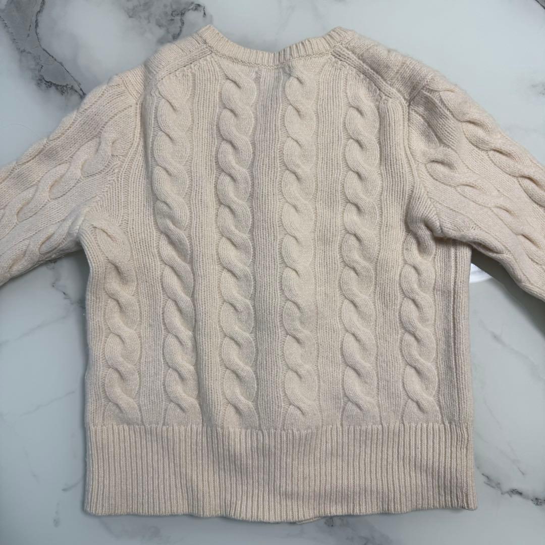 ポロ ラルフローレン　 ケーブルニット ウールカシミヤ カーディガン