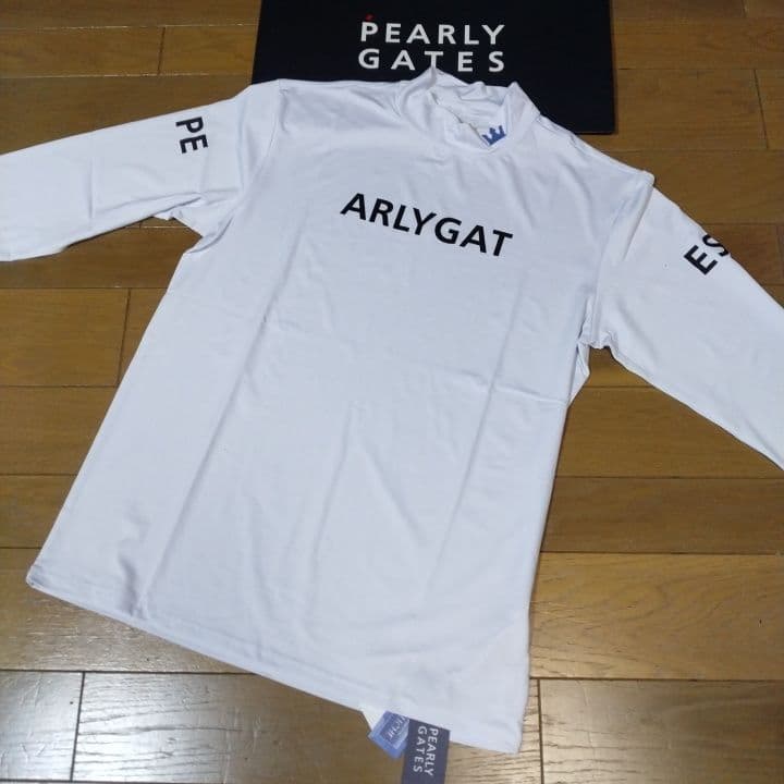 ⭐新品⭐パーリーゲイツ⭐長袖モック⭐白⭐メンズ⭐Lサイズ⭐