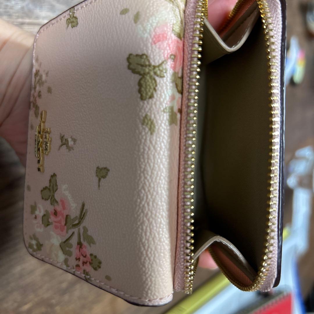 コーチ COACH 財布 三つ折り財布 フローラルプリント 花柄