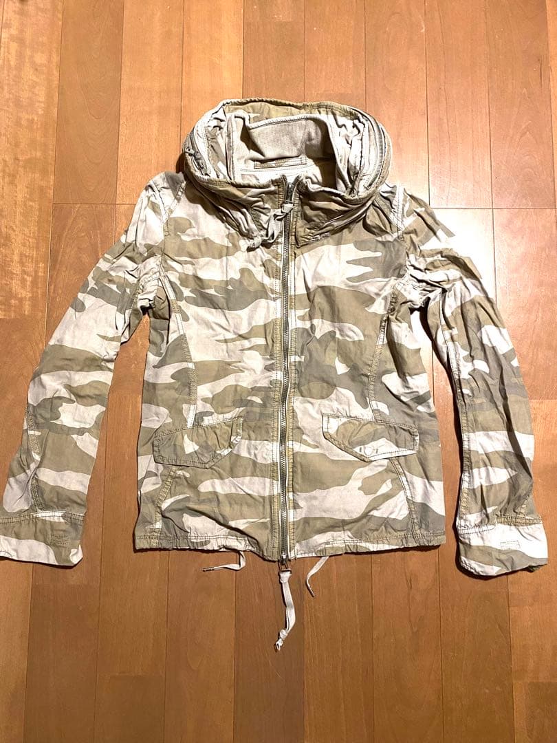 goa BigHoodie Militaryゴア ビッグフ-ディミリタリ-ジャケ