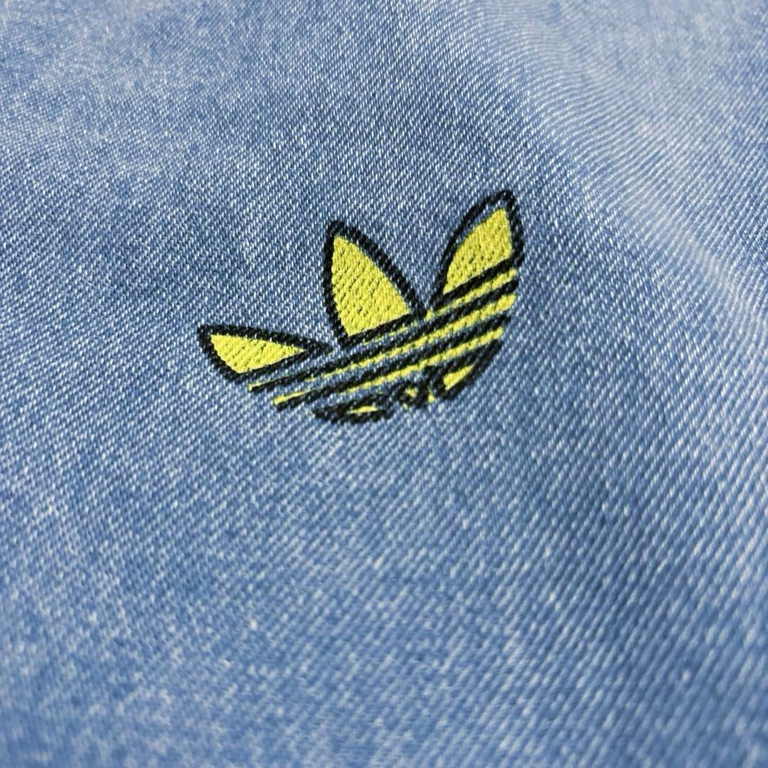 adidas Fiorucci ワイドレッグレアデニム新品L。