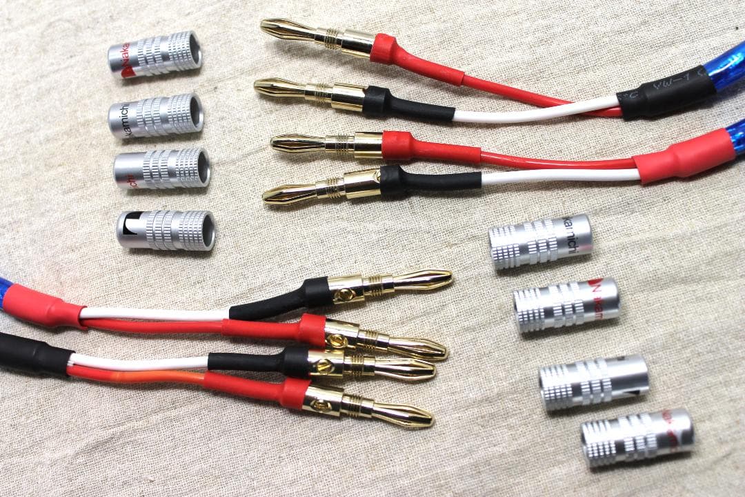 2200αゾノトーンZONOTONE 1m2本 ナカミチ新品金バナナプラグ付