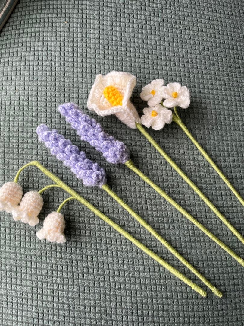 jo ページ かぎ針編み 毛糸の花束 枯れない花束 【カラフルブーケ】