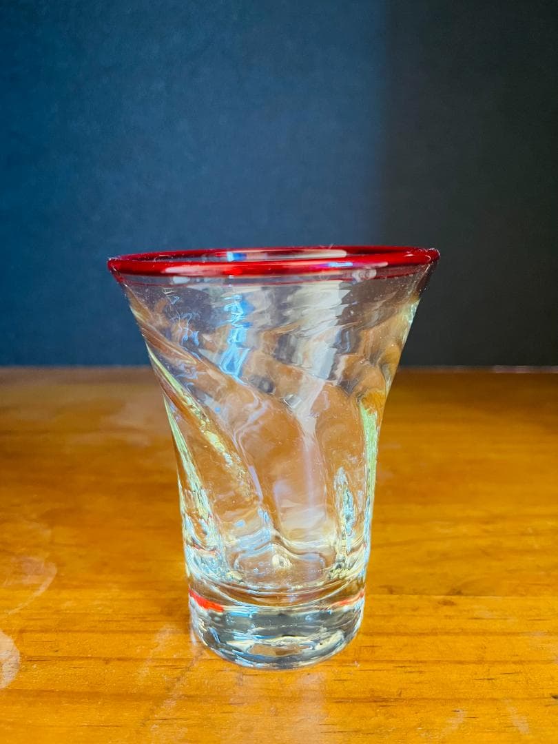 【本日限定値下】倉敷ガラス　 吹きガラス　小谷真三　グラス　ビールグラス　2客