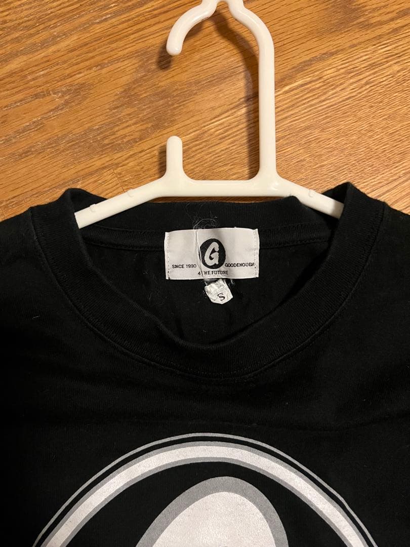 GOODENOUGH 復刻デビューTシャツ　Sサイズ ロゴ　ブラック　黒
