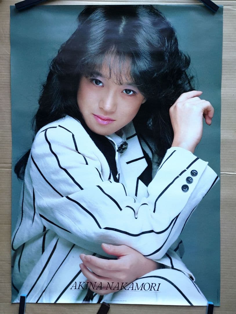 中森明菜／新品 特典ポスター 80年代当時物 レア 篠山紀信 店舗保管 アイドル