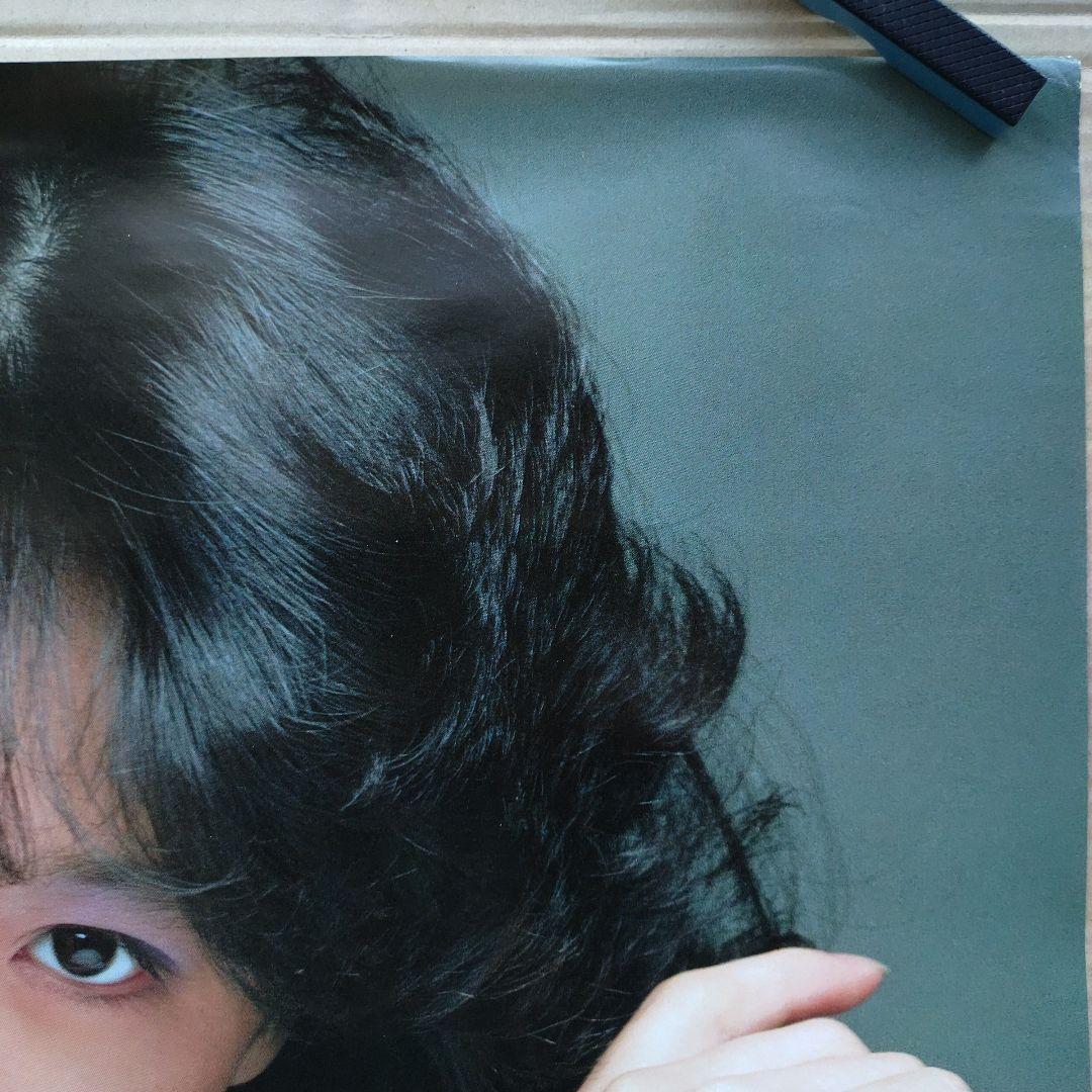 中森明菜／新品 特典ポスター 80年代当時物 レア 篠山紀信 店舗保管 アイドル