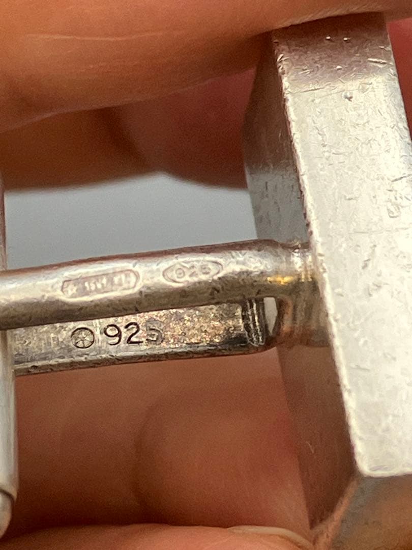 グッチ GUCCI SV925 カフスボタン メンズ カフリンクス