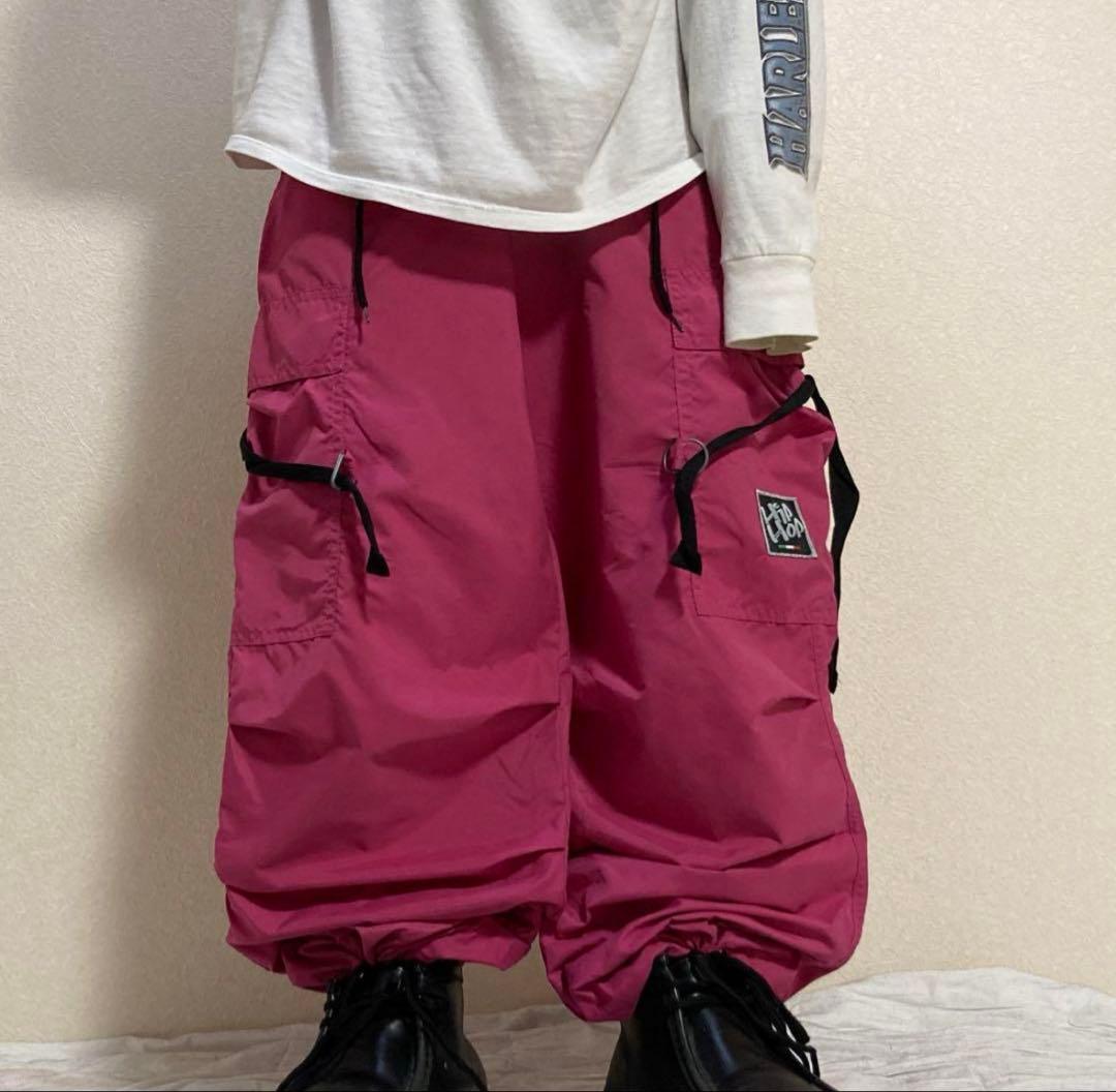ANNILUCE ピンク サルエルパンツ