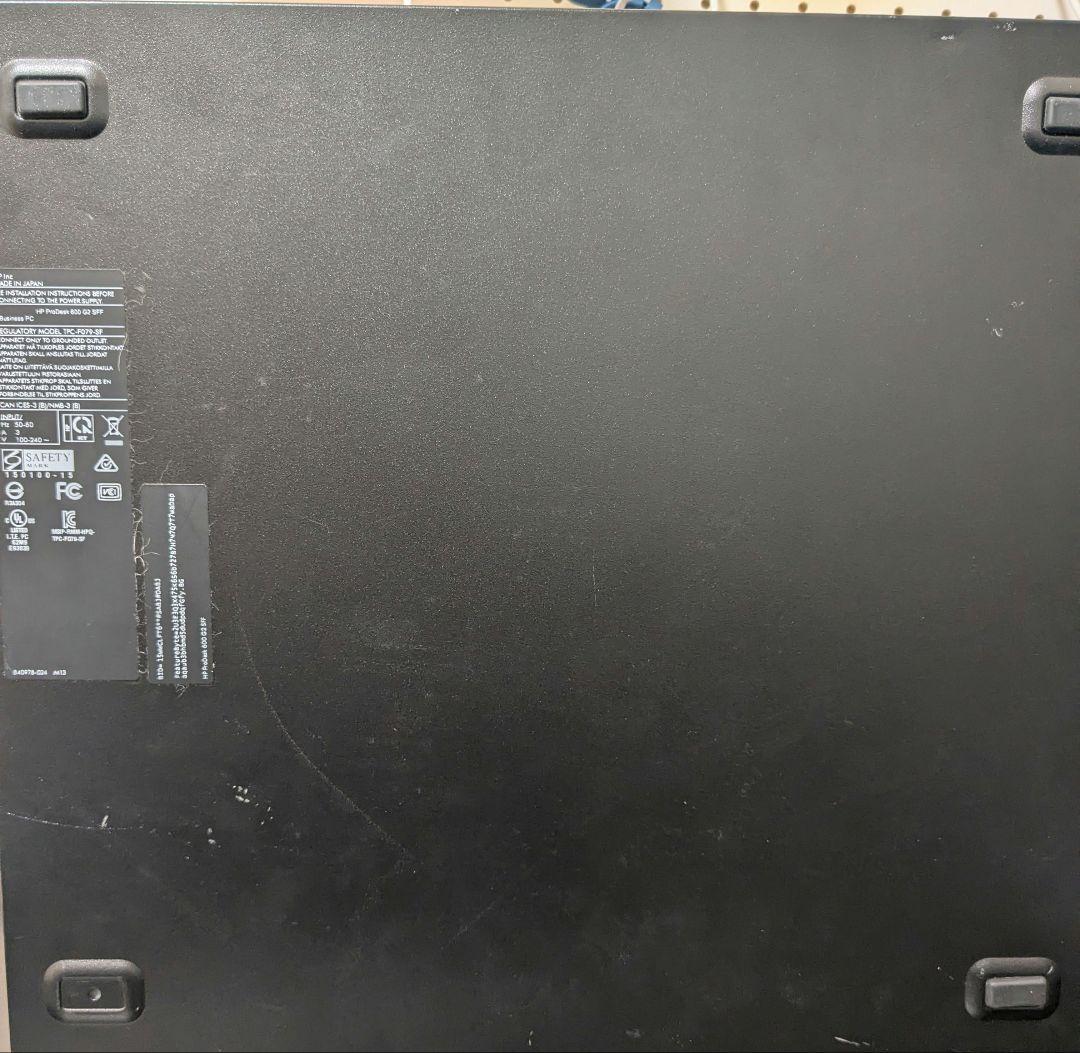 G*K様 HP Prodesk 600 G2 SFF i5-6500 DDR4