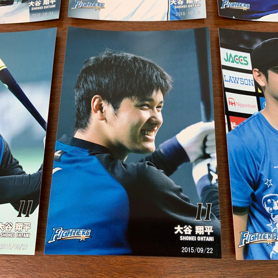 ❶　大谷翔平選手 2015年 ハイライトフォト 写真 縦 10枚