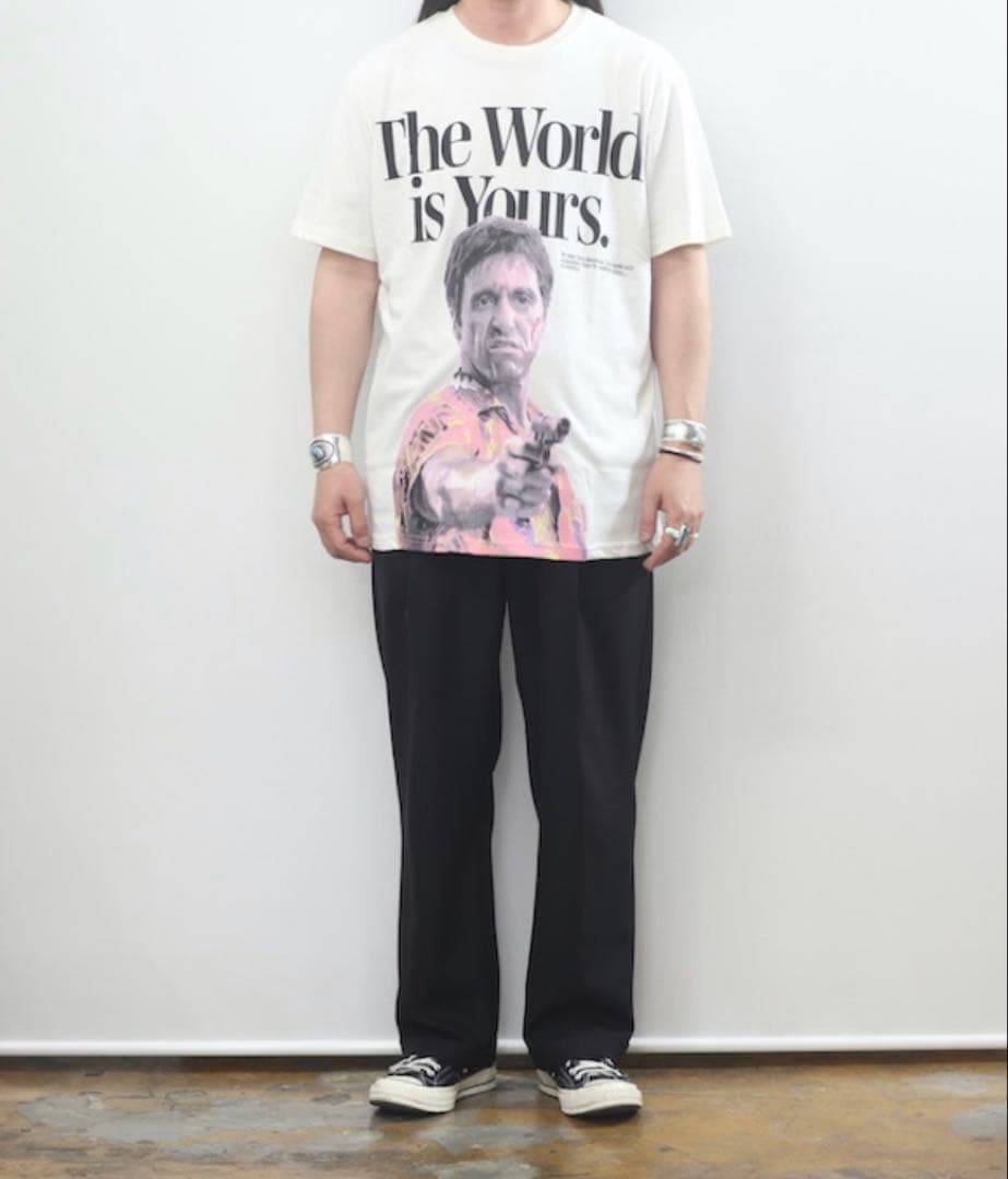 最終値下げ‼️SCARFACE オフィシャルTシャツ Lサイズ オフホワイト