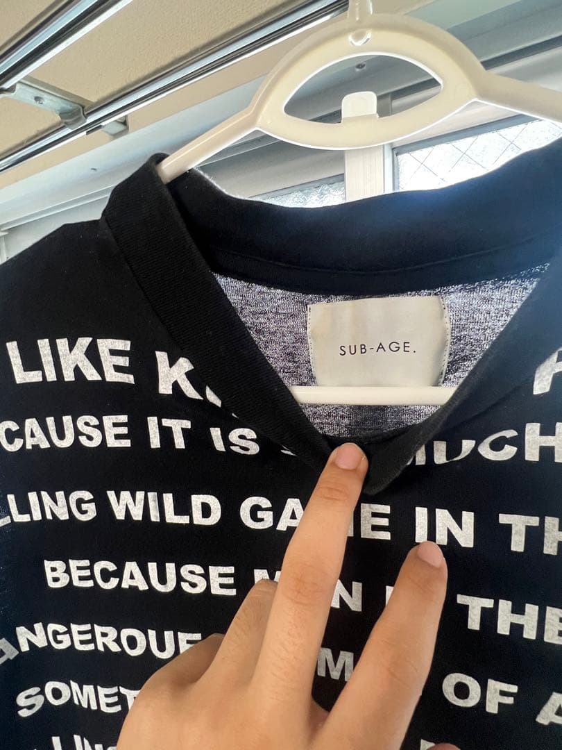 SUB-AGE. HI NECK NO SLEEVE Tシャツ