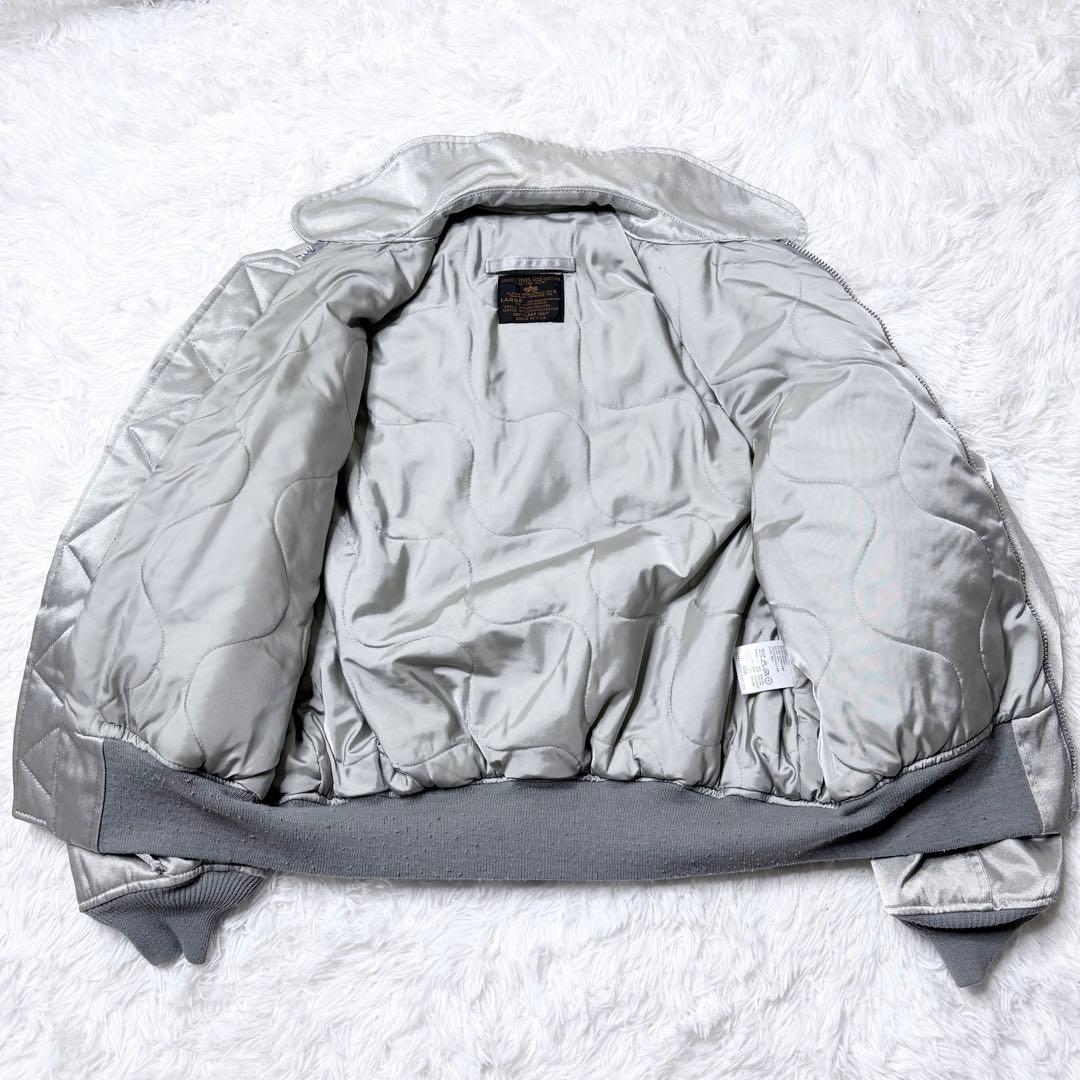 【希少/USA製】ALPHA INDUSTRIES CWU-45/P シルバー