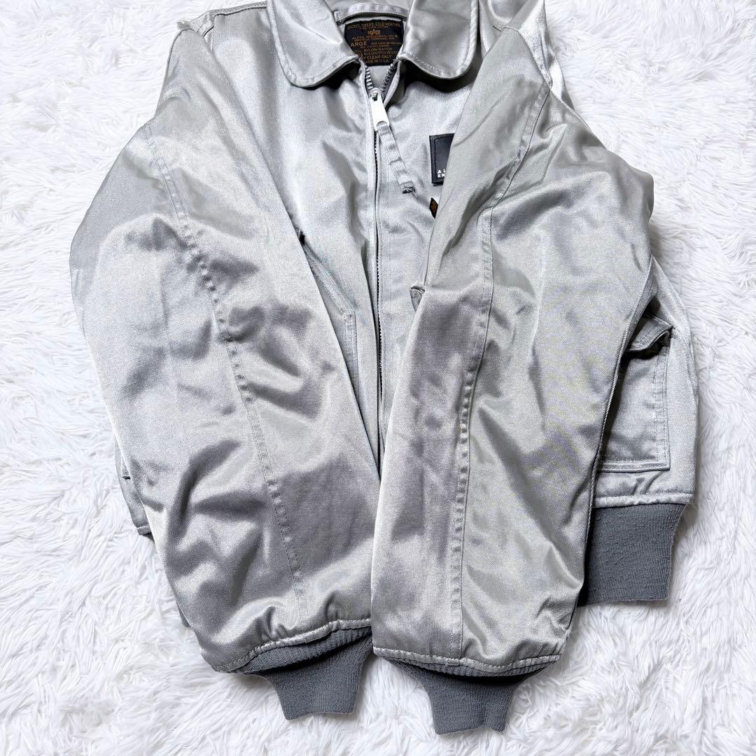 【希少/USA製】ALPHA INDUSTRIES CWU-45/P シルバー